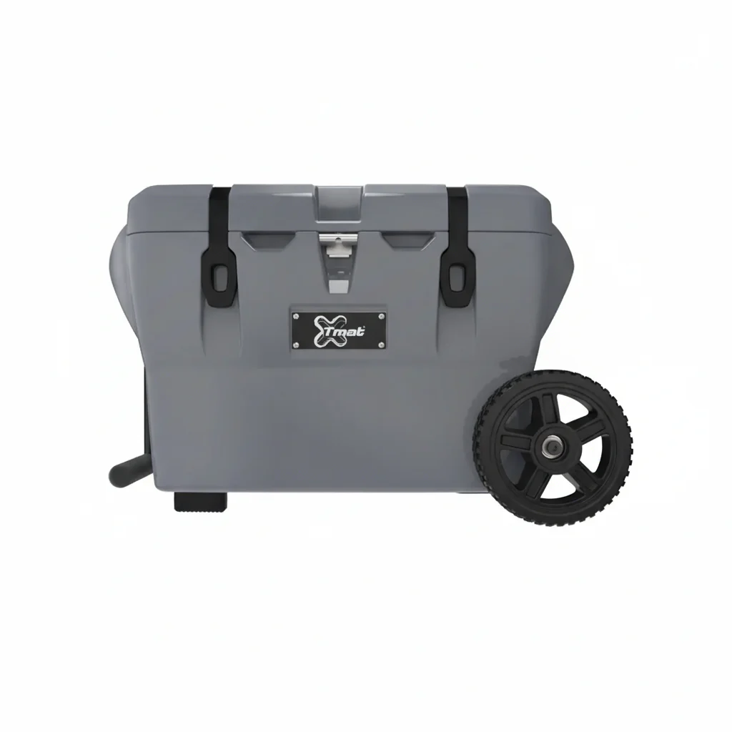 40QT Cooler Wheeled powered by Maluna - Cool Gray