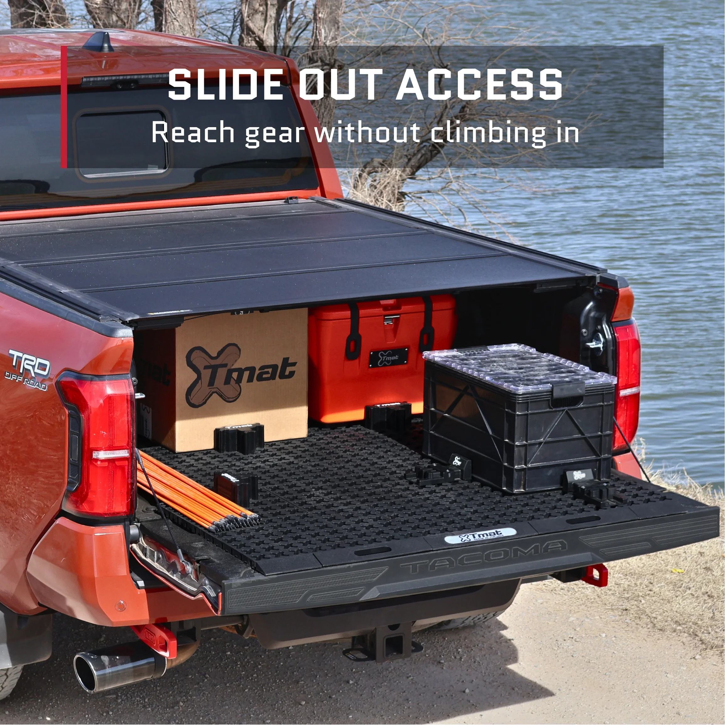 Tmat Compact Truck Bed Organizer Slide Out Mat | Universal Fit - Image 5