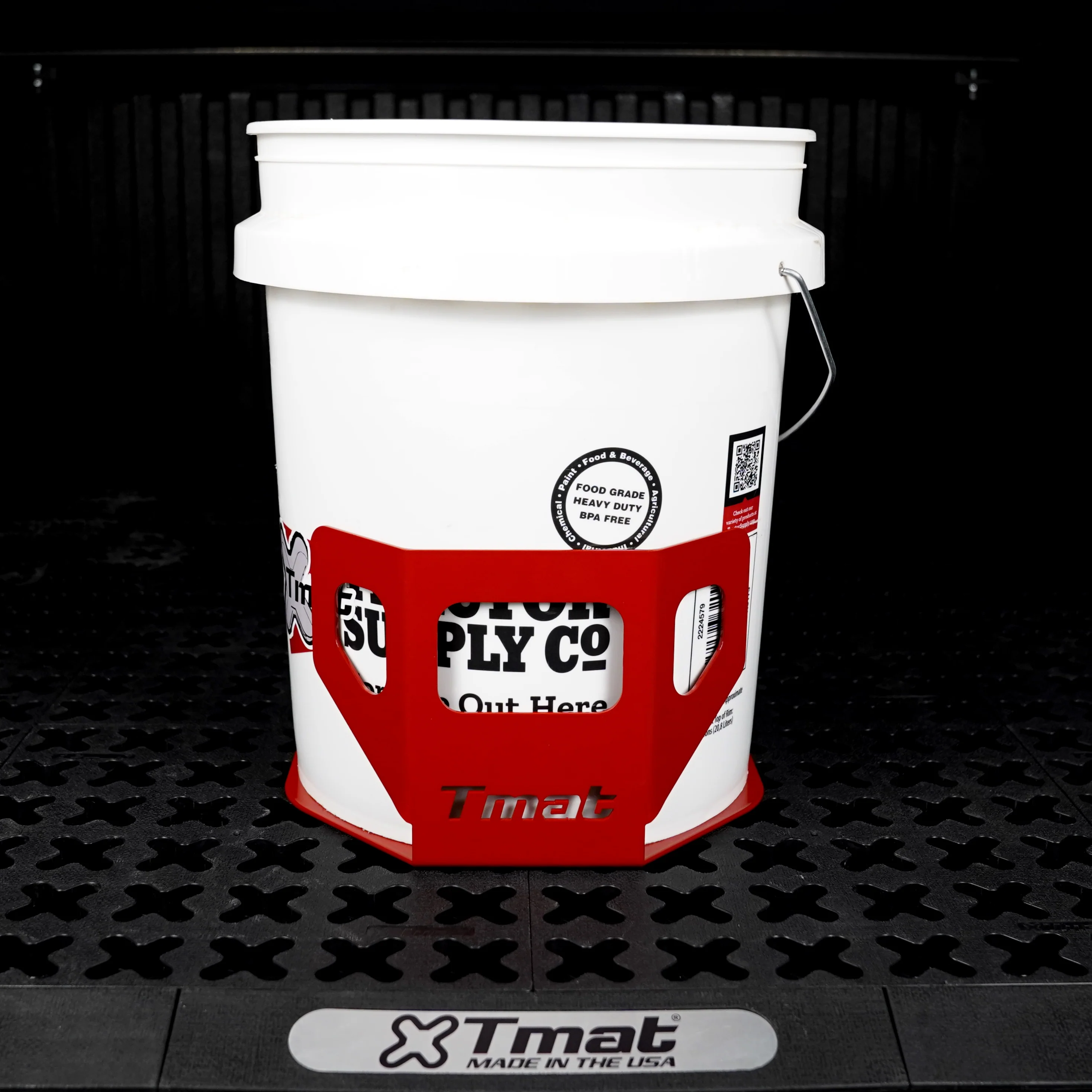 Tmat 5-Gallon Bucket Holder with Tmat Anchors - Gray - Image 5